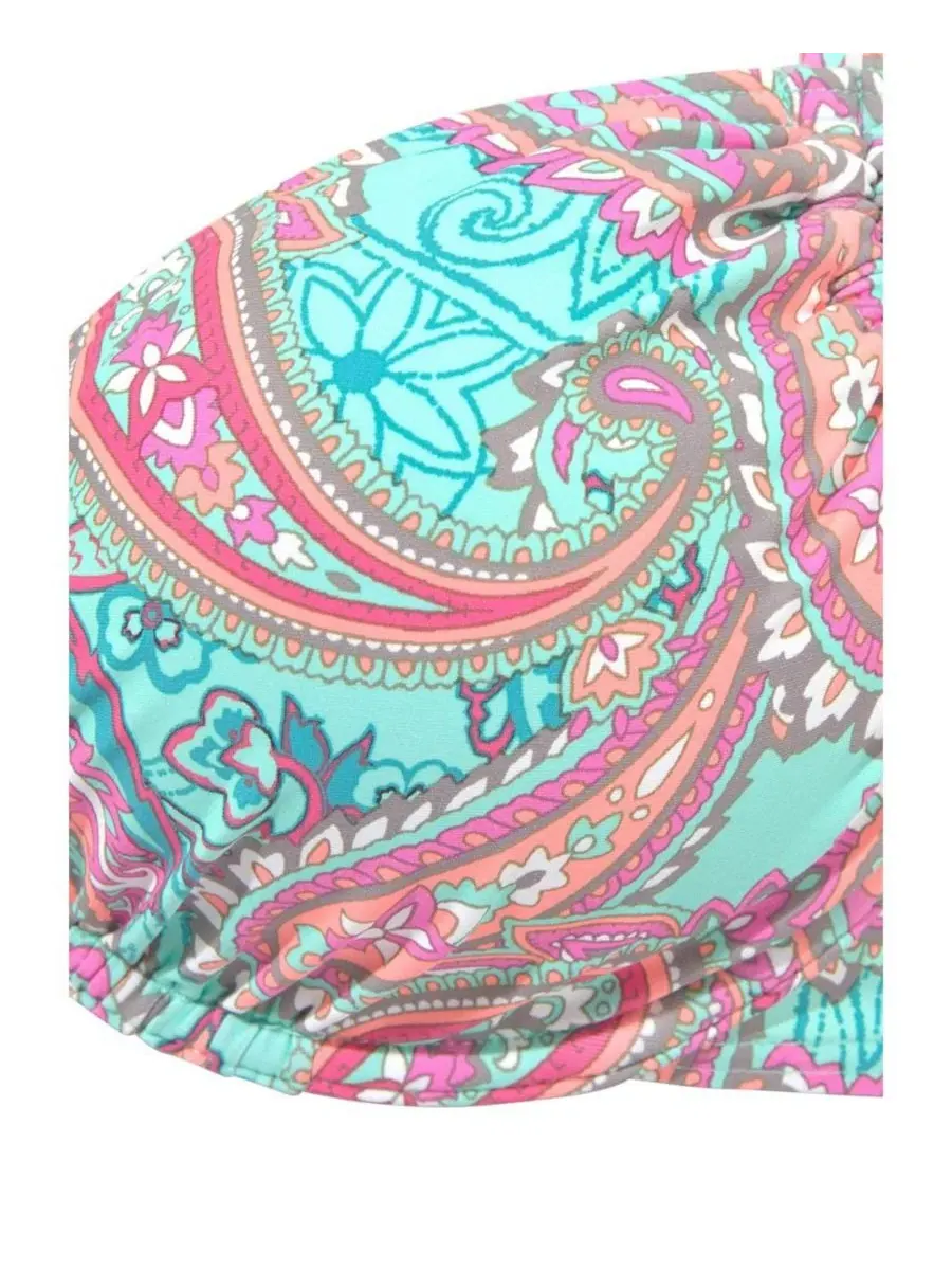 Бикини-топ с принтом пейсли и косточками, модель Paisley Print Underwire LASCANA — изображение 5 из 6, мульти
