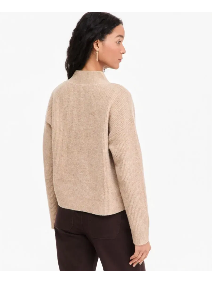 Кардиган с V-образным вырезом, 3 пуговицы On 34th, Warm Camel Heather — изображение 3 из 5