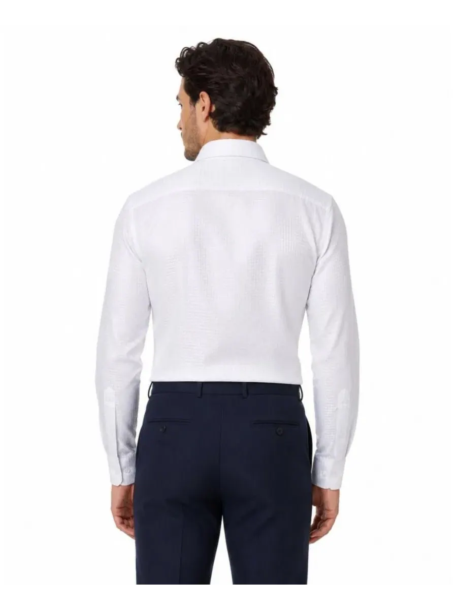 Сорочка с длинным рукавом, Slim Fit Elie Balleh — изображение 2 из 5, белый