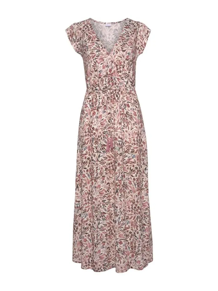 Макси-платье свободного кроя с длинными разрезами A-силуэта Side Slit Maxi Dress LASCANA — изображение 4 из 6