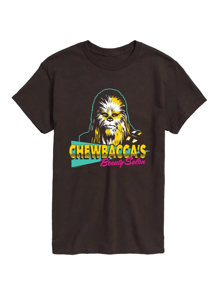 Футболка с принтом Chewbacca Beauty Salon AIRWAVES — изображение 1 из 3, коричневый