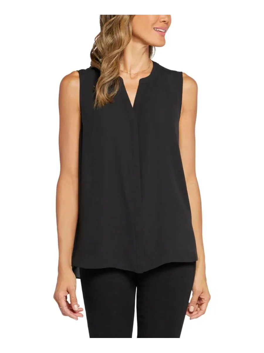 Блузка без рукавов с защипами, модель Sleeveless Pintuck Top NYDJ