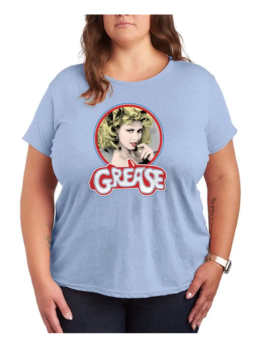 Футболка с длинным рукавом с принтом Grease Sandy Hybrid Apparel