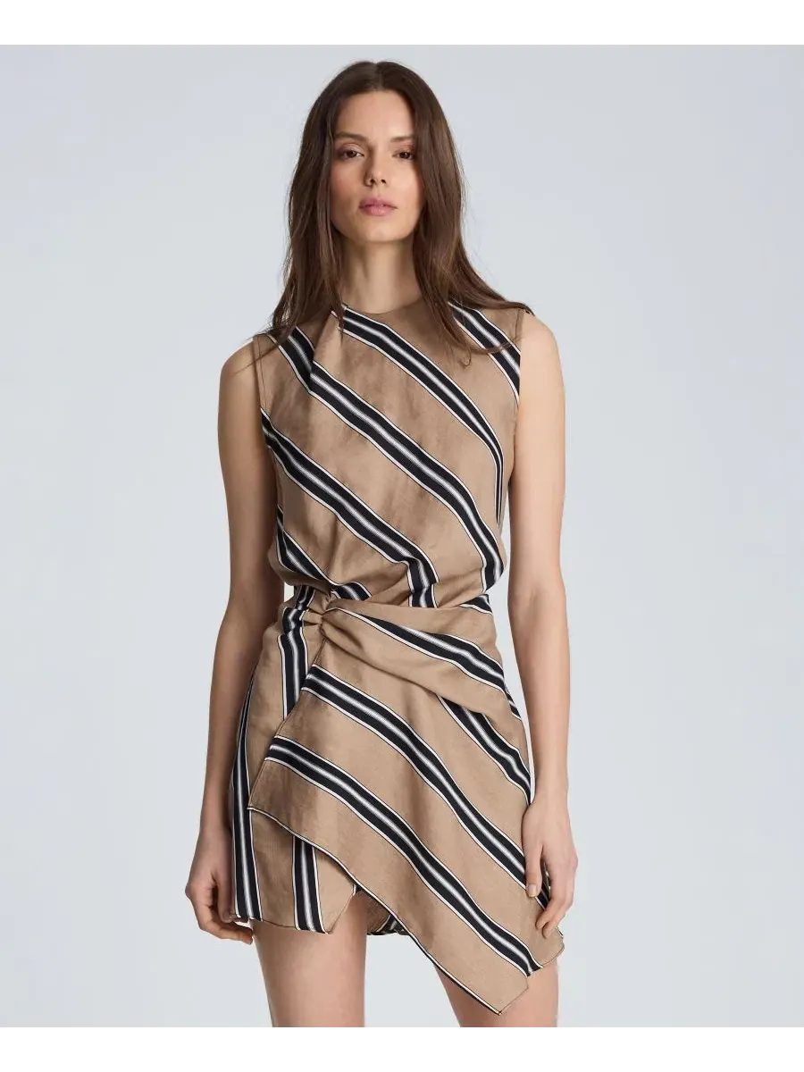 Платье мини с асимметричным подолом Kenneth Cole — изображение 2 из 5, мульти