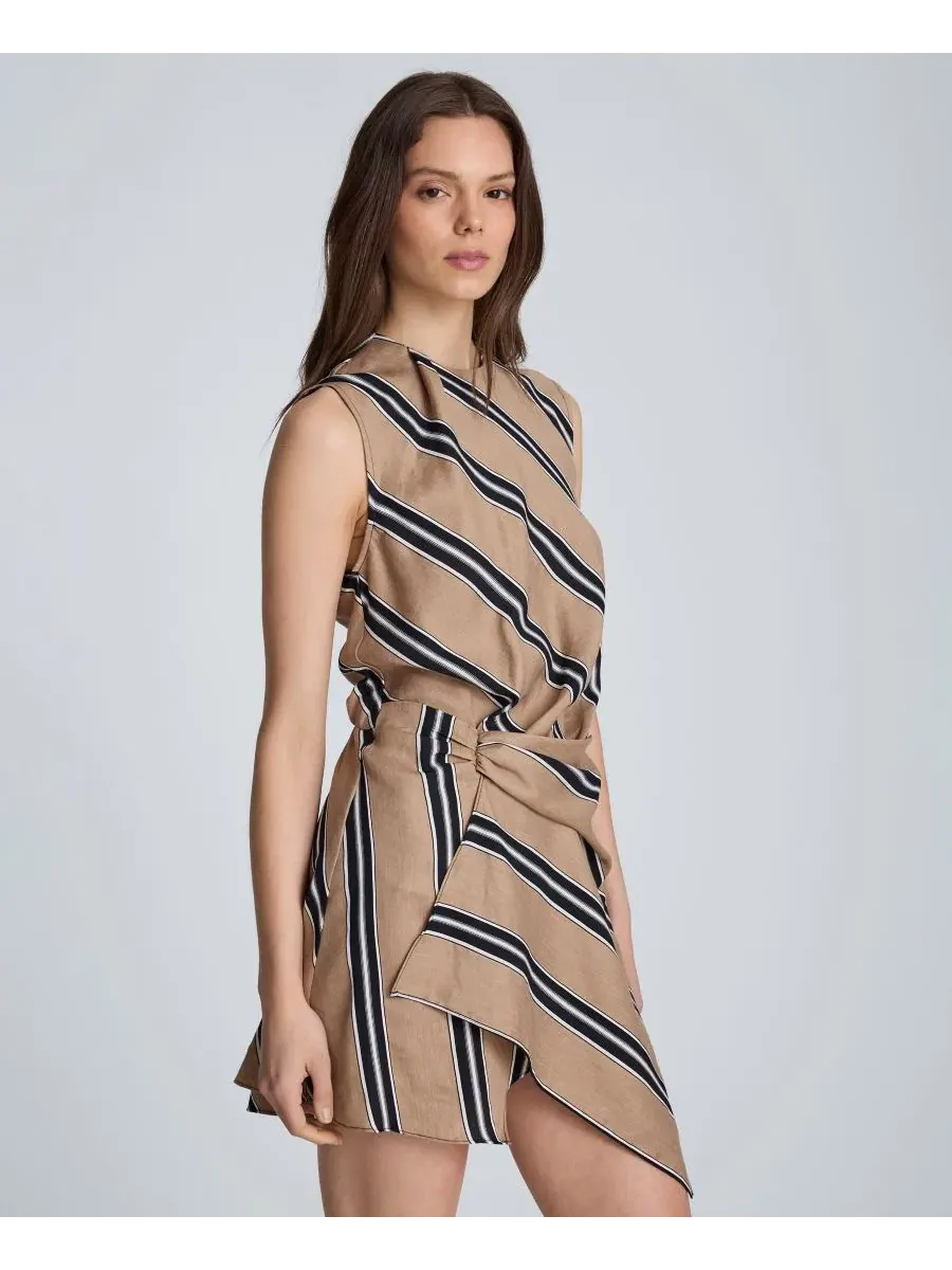 Платье мини с асимметричным подолом Kenneth Cole — изображение 3 из 5, мульти