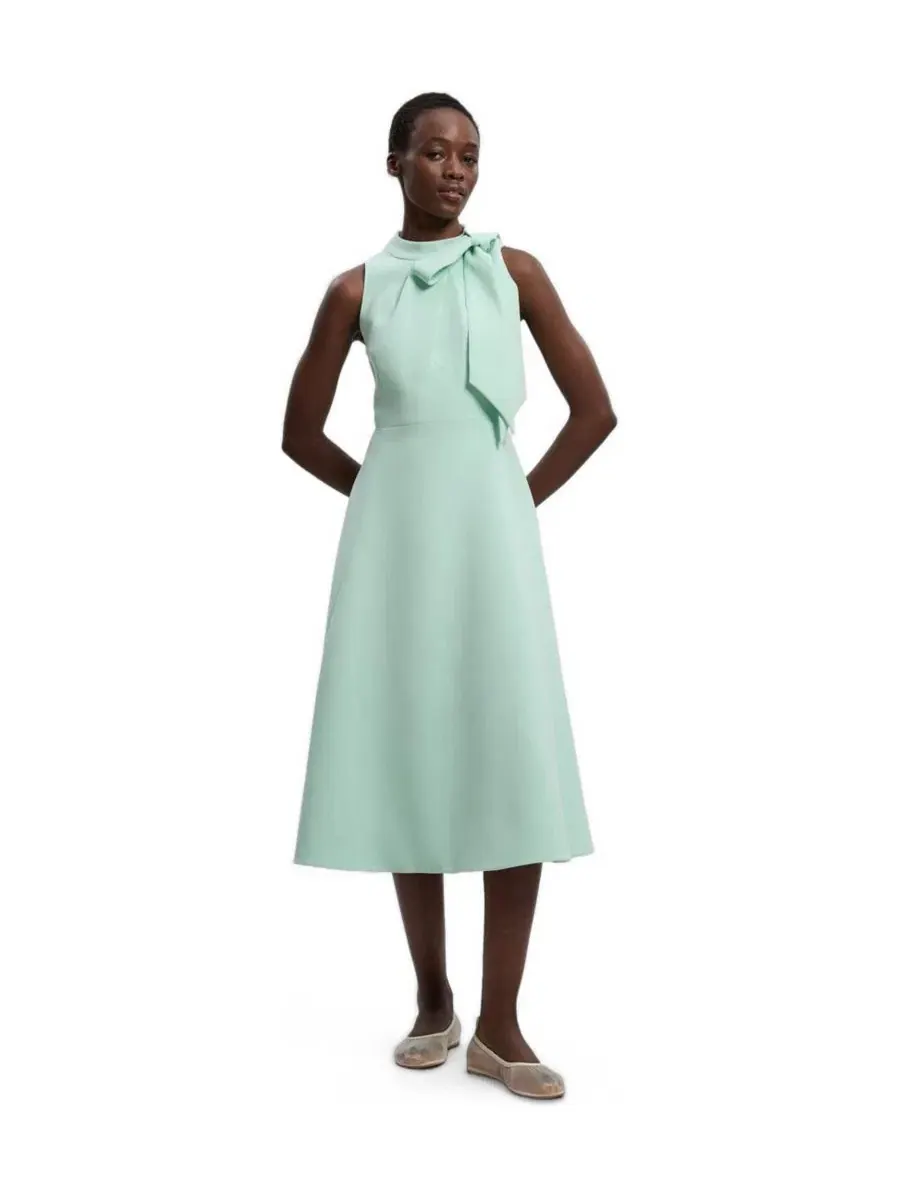 Платье-миди с завязками на шее Karen Millen — изображение 1 из 4, мята