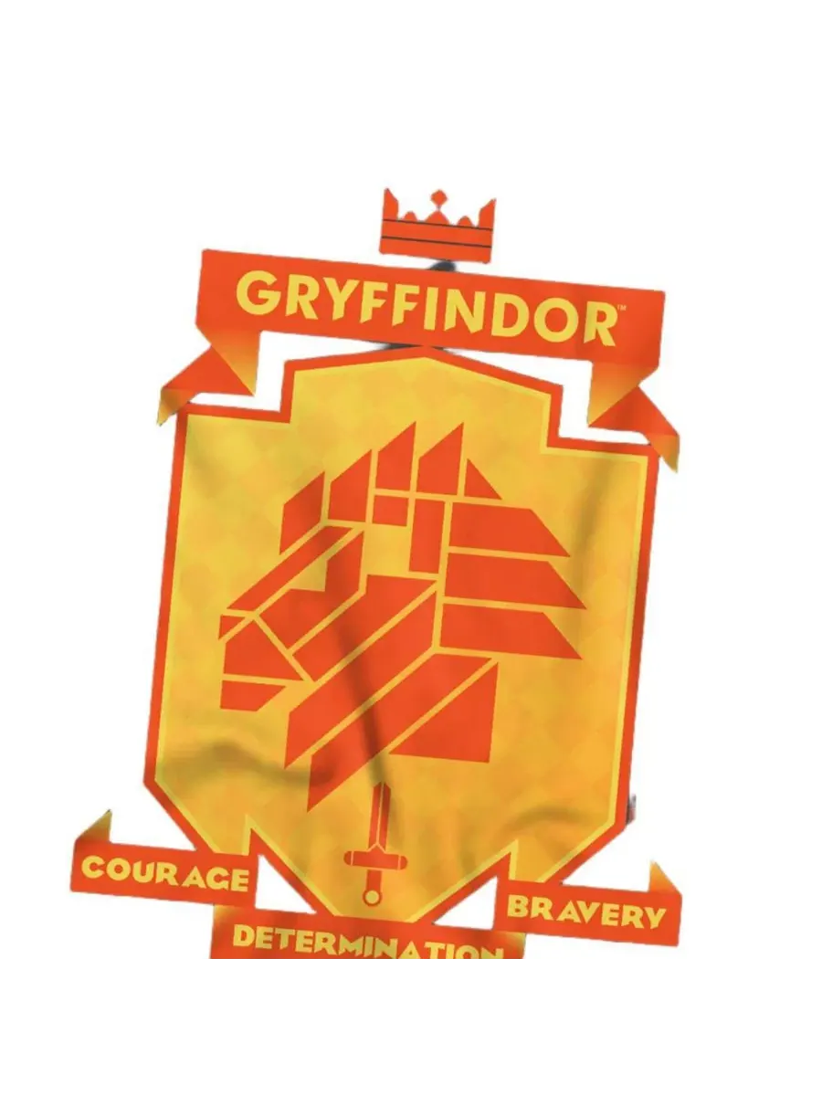 Футболка с принтом Gryffindor Courage And Bravery Harry Potter — изображение 3 из 3, темно-серый