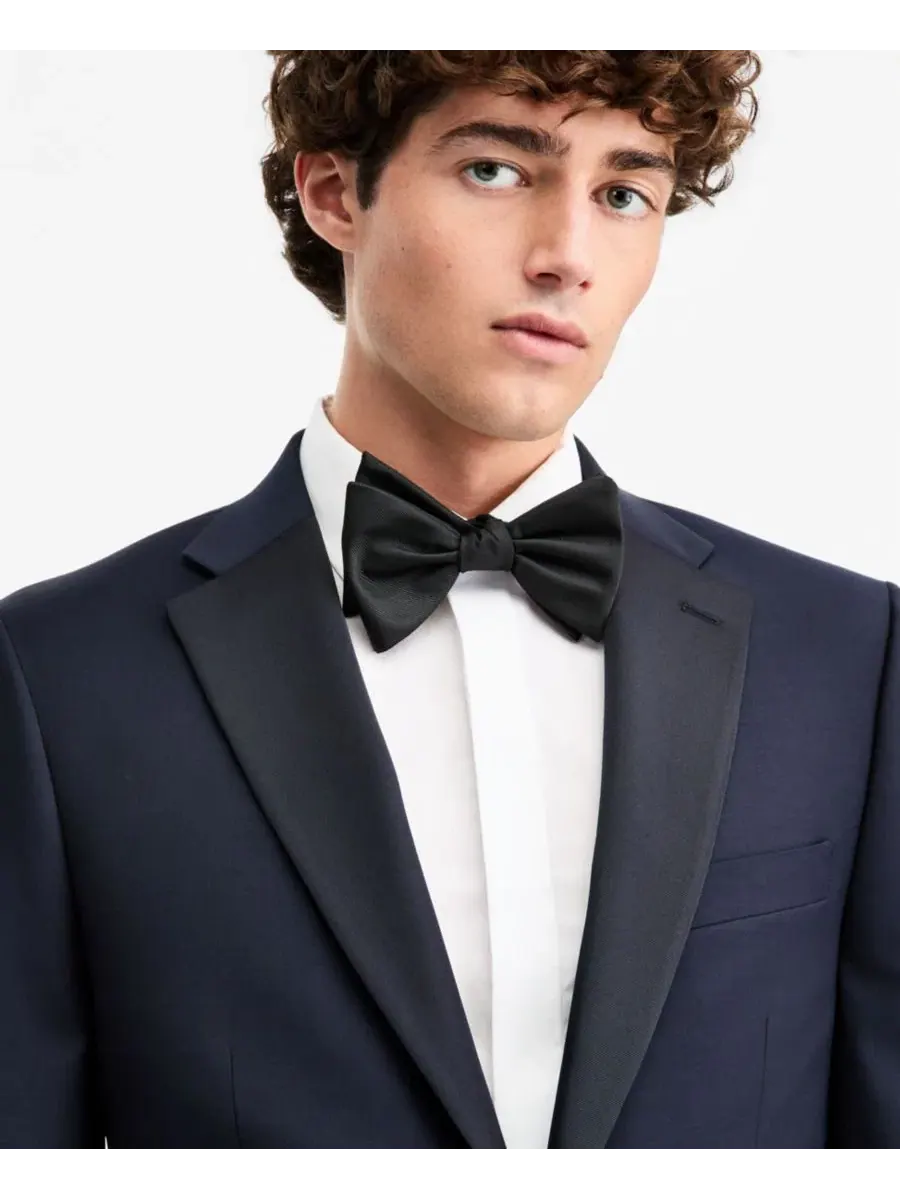 Костюм-двойка мужской Modern-Fit из эластичной ткани Flex Stretch Tommy Hilfiger — изображение 3 из 3, темно-синий