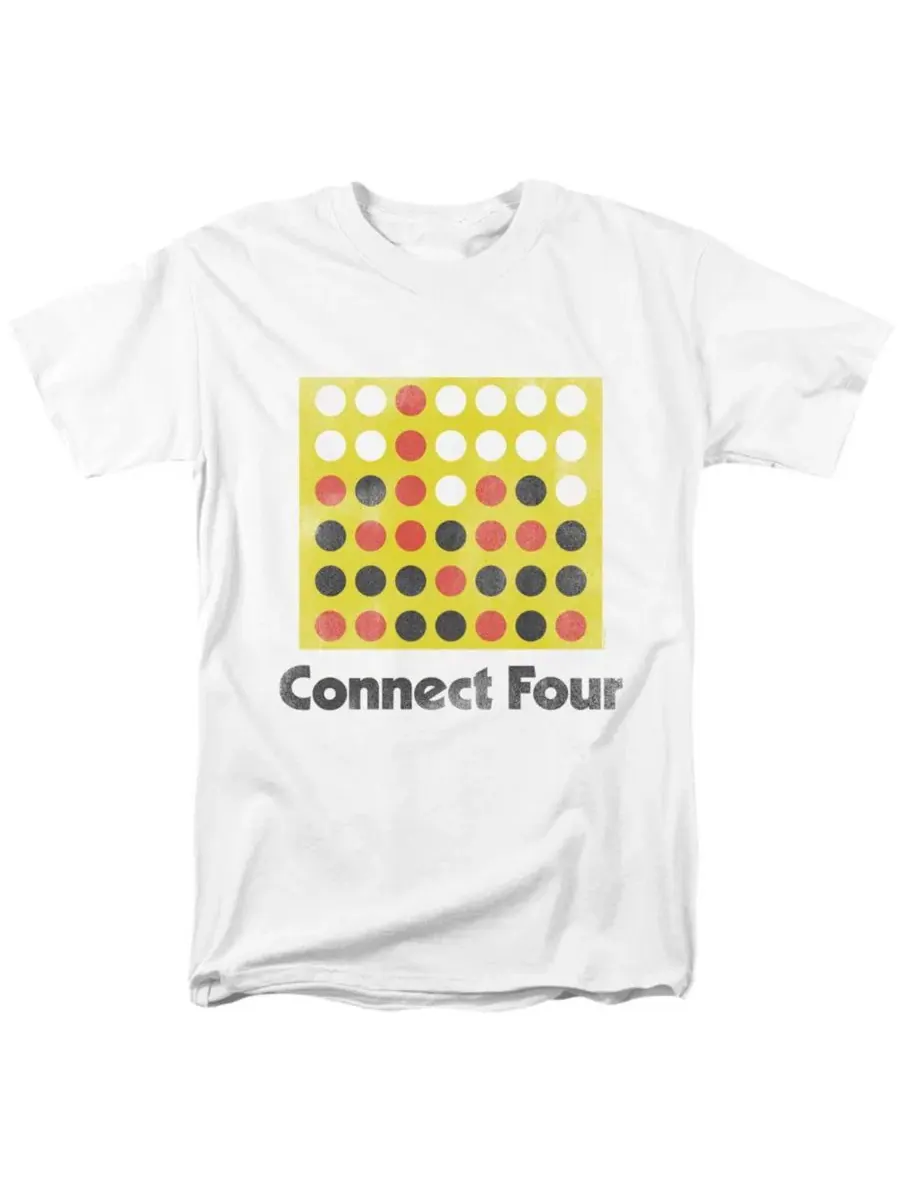 Футболка с принтом Connect Four Hasbro+ — изображение 1 из 3, приглушенный