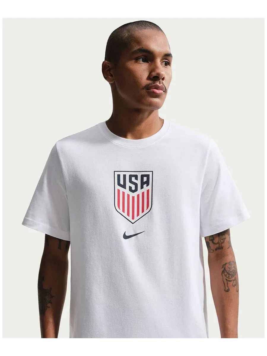 Футболка с принтом USA Crest Soccer Nike — изображение 2 из 5, белый