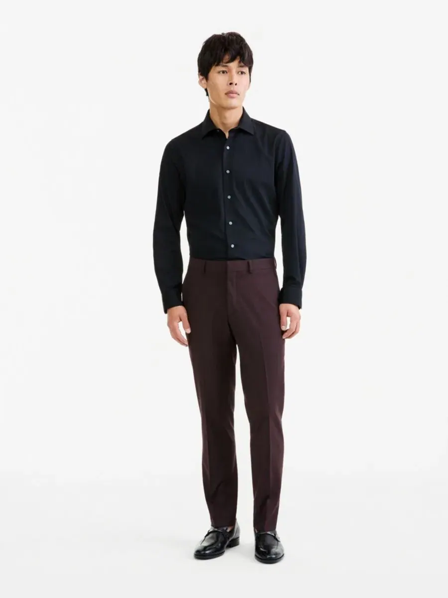 Брюки классические с защипами Slim Fit Techni-Cole Kenneth Cole Reaction