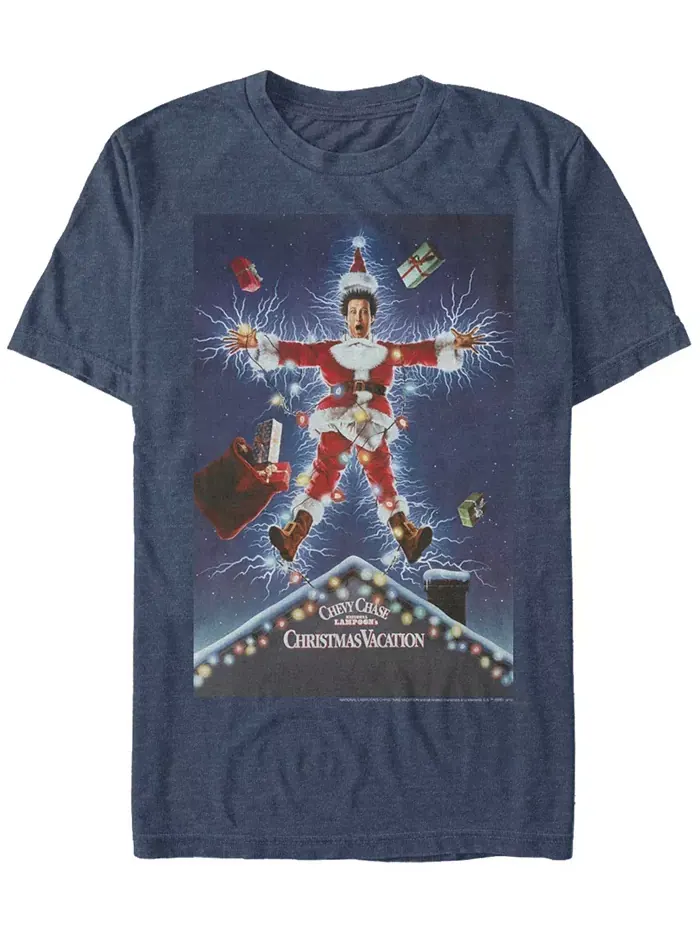 Мужская футболка с коротким рукавом National Lampoon Christmas Vacation Lampoon Poster Fifth Sun — изображение 1 из 1