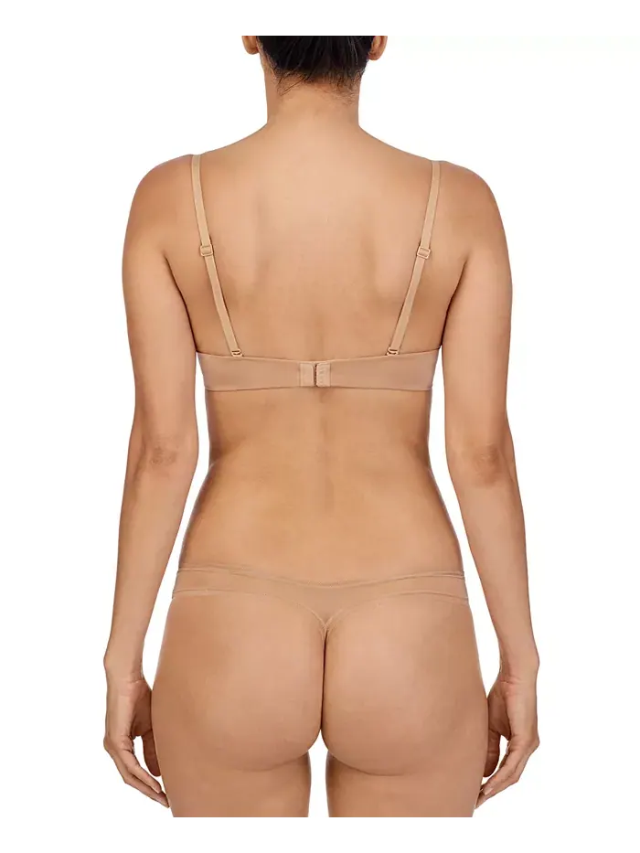 Бюстгальтер Litewear Wirefree DK4047 без косточек DKNY — изображение 2 из 2, коричневый/бежевый