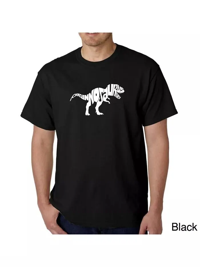 Футболка мужская Word Art - Череп T-Rex LA Pop Art — изображение 1 из 3, черный