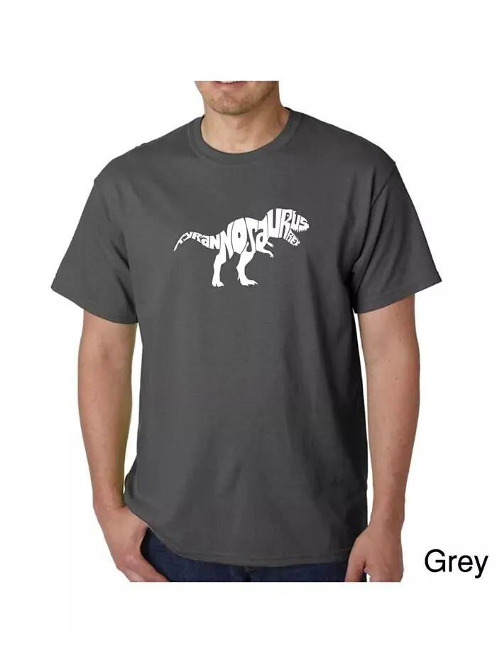 Футболка мужская Word Art - Череп T-Rex LA Pop Art — изображение 3 из 3, черный