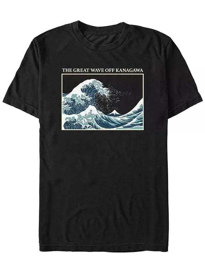 Мужская футболка Great Wave с короткими рукавами Fifth Sun — изображение 1 из 2, черный