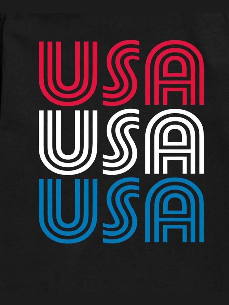 Детская футболка с коротким рукавом в стиле ретро, США, размер 8-20 Instant Message — изображение 3 из 3, черный