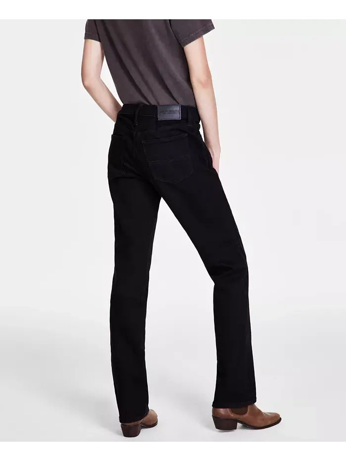 Женские джинсы Sweet Straight Leg Lucky Brand — изображение 2 из 8, черный