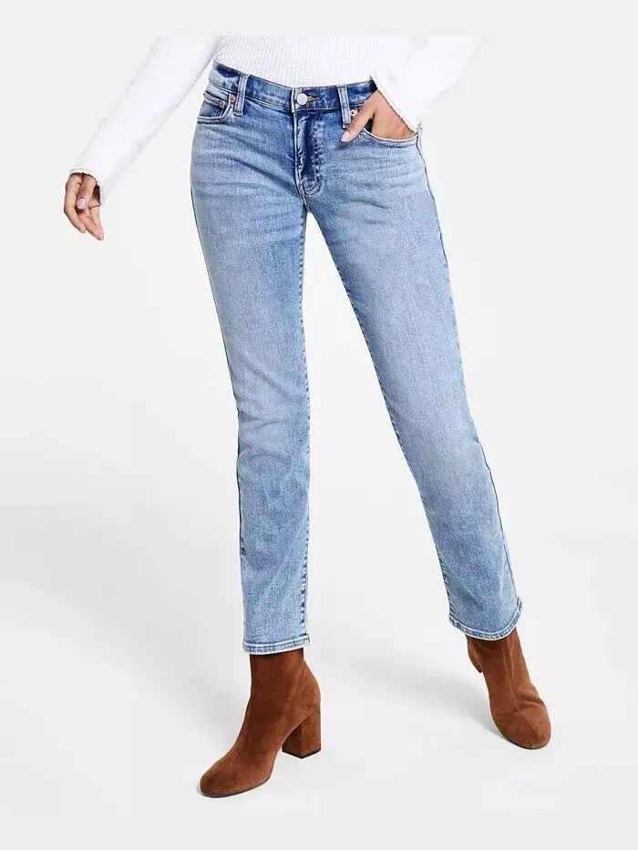 Женские милые прямые джинсы Lucky Brand