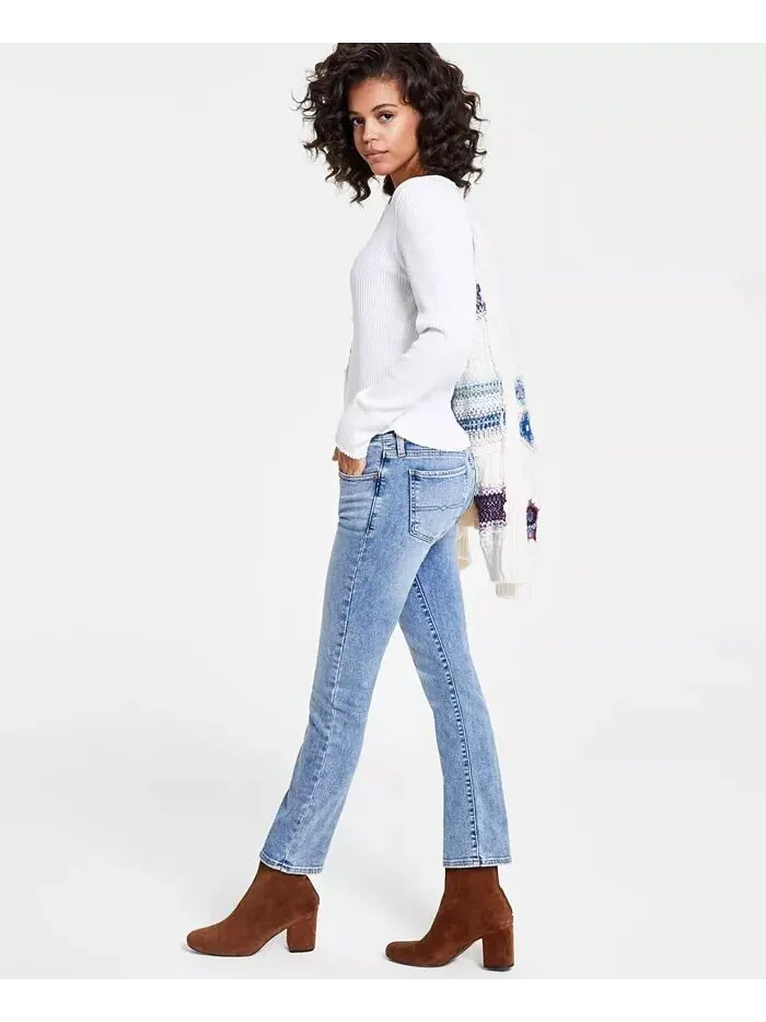 Женские милые прямые джинсы Lucky Brand — изображение 3 из 4