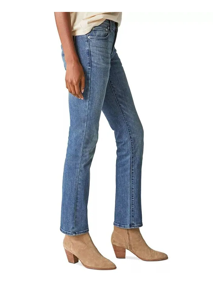 Женские милые прямые джинсы Lucky Brand — изображение 3 из 4
