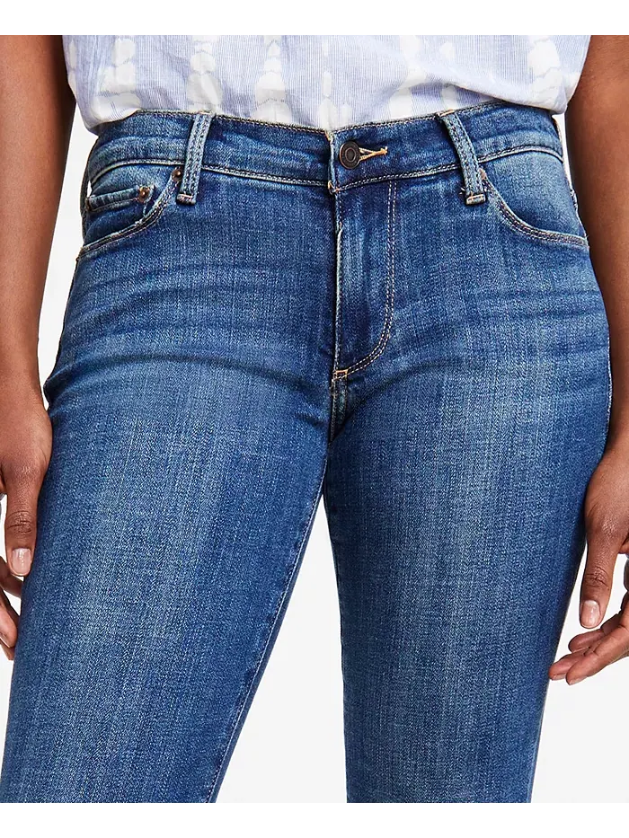 Женские джинсы Sweet прямого кроя Lucky Brand — изображение 5 из 10, синий