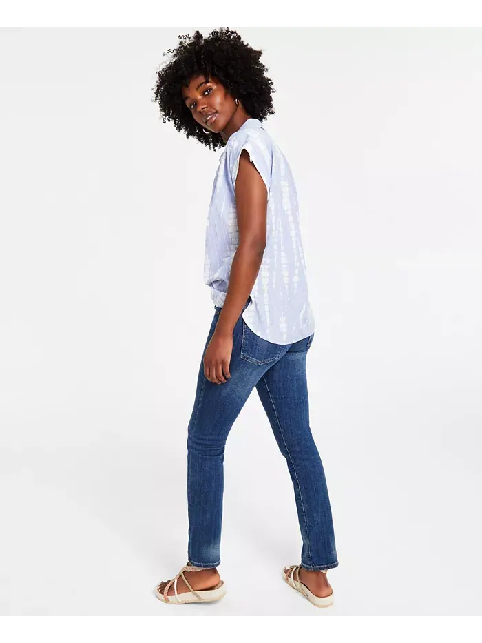 Женские джинсы Sweet прямого кроя Lucky Brand — изображение 9 из 10, синий