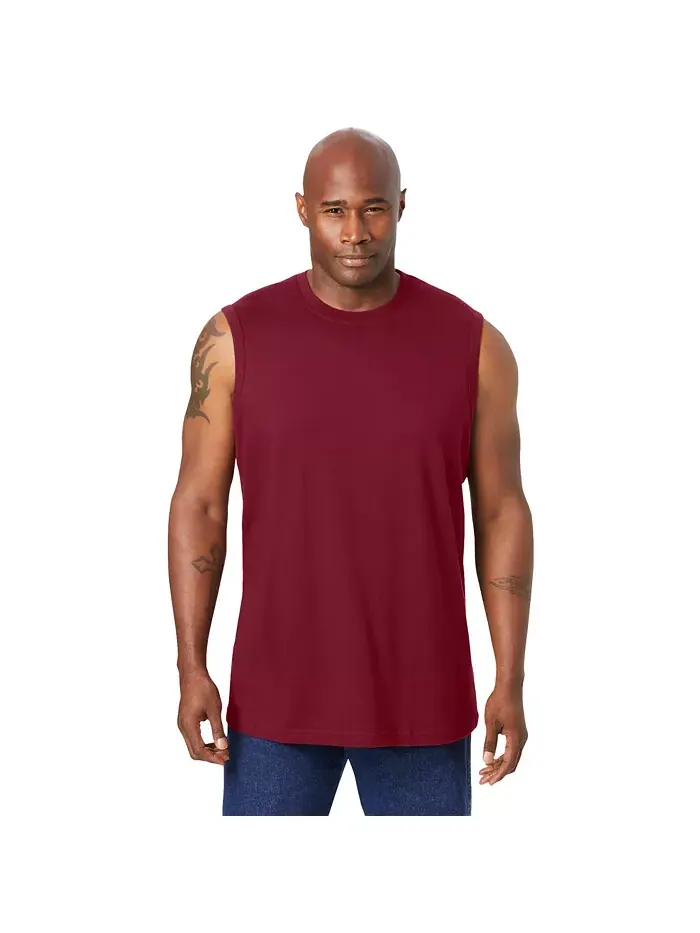 Высокая футболка Muscle без усадки легкая Kingsize — изображение 1 из 3, красный