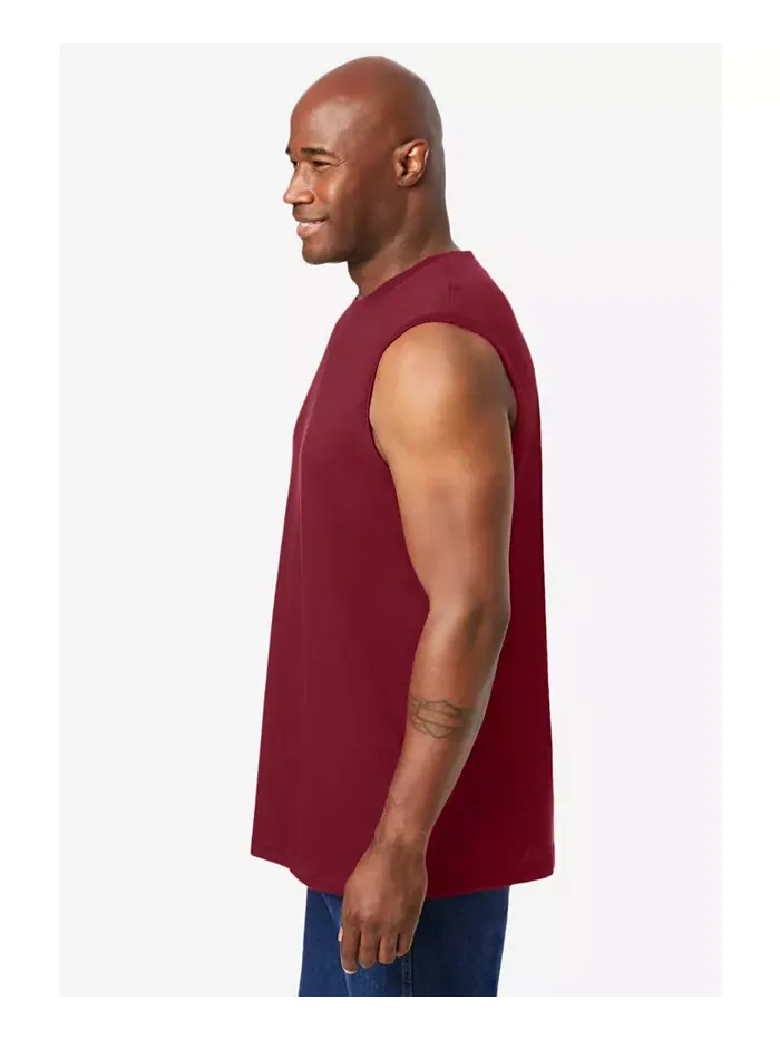 Высокая футболка Muscle без усадки легкая Kingsize — изображение 3 из 3, красный