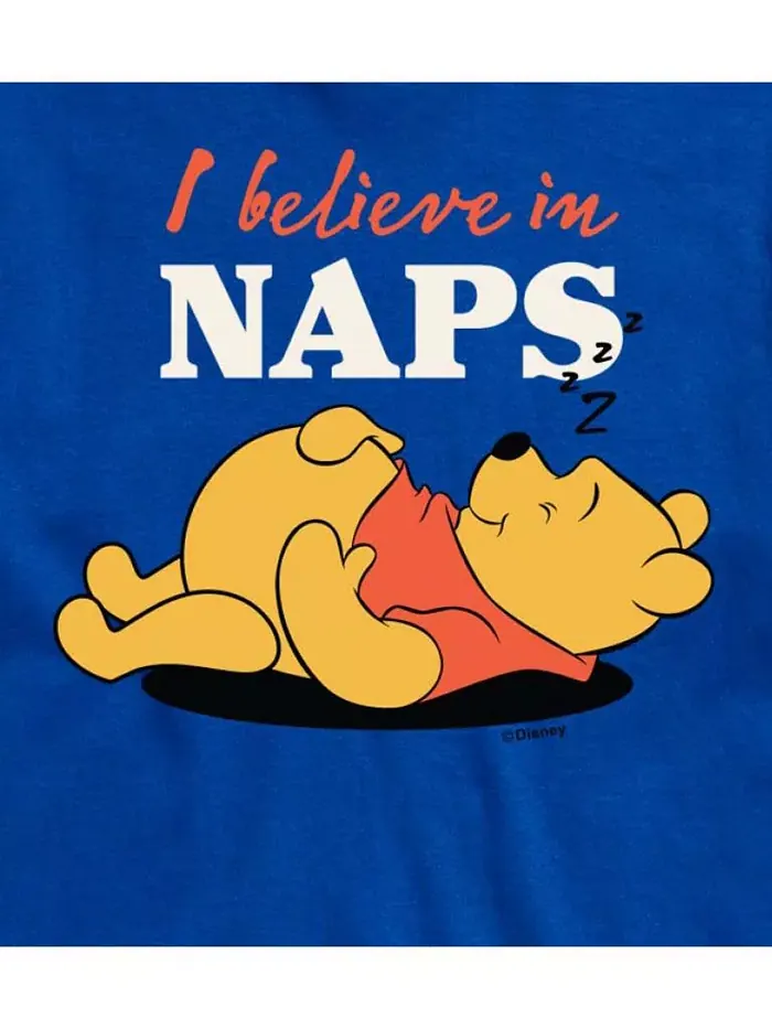 Гибридный мужской футболка с коротким рукавом Winnie the Pooh Naps AIRWAVES — изображение 3 из 8, синий