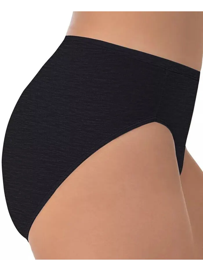 Illumination Hi-Cut Brief Underwear 13108, также доступно в расширенных размерах Vanity Fair — изображение 3 из 4, черный