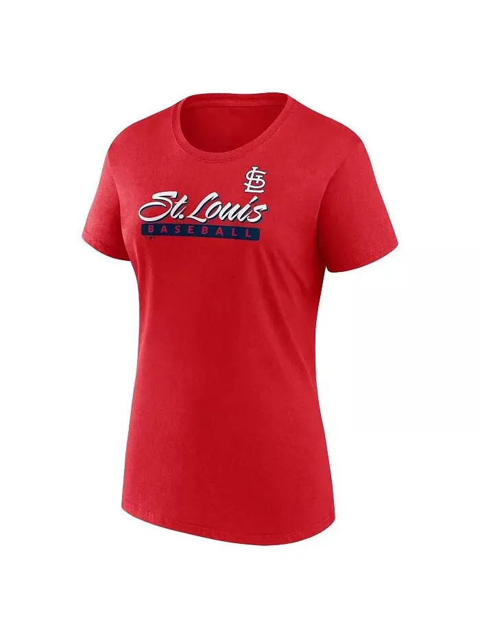 Женская футболка St. Louis Cardinals Risk Combo Pack красного/темно-синего цвета Fanatics — изображение 4 из 4