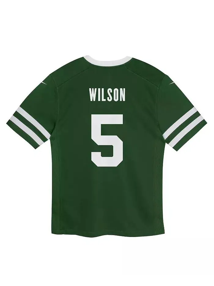 Джерси Гаррета Уилсона для дошкольников Legacy Green New York Jets Game Nike — изображение 3 из 3, зеленый