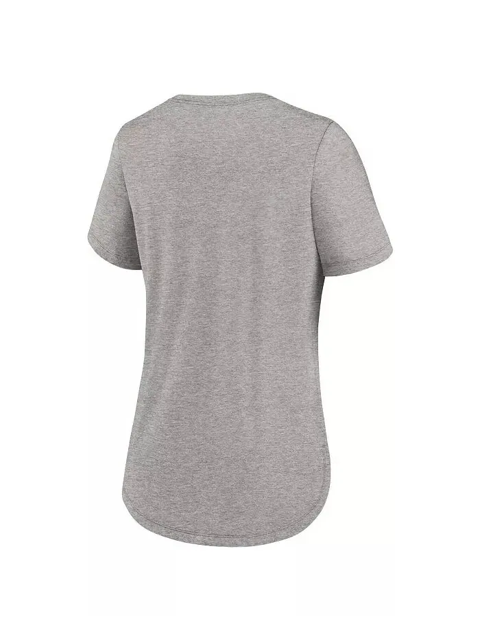 Женская футболка цвета «хизер уголь» New York Jets Fashion Tri-Blend Nike — изображение 3 из 3