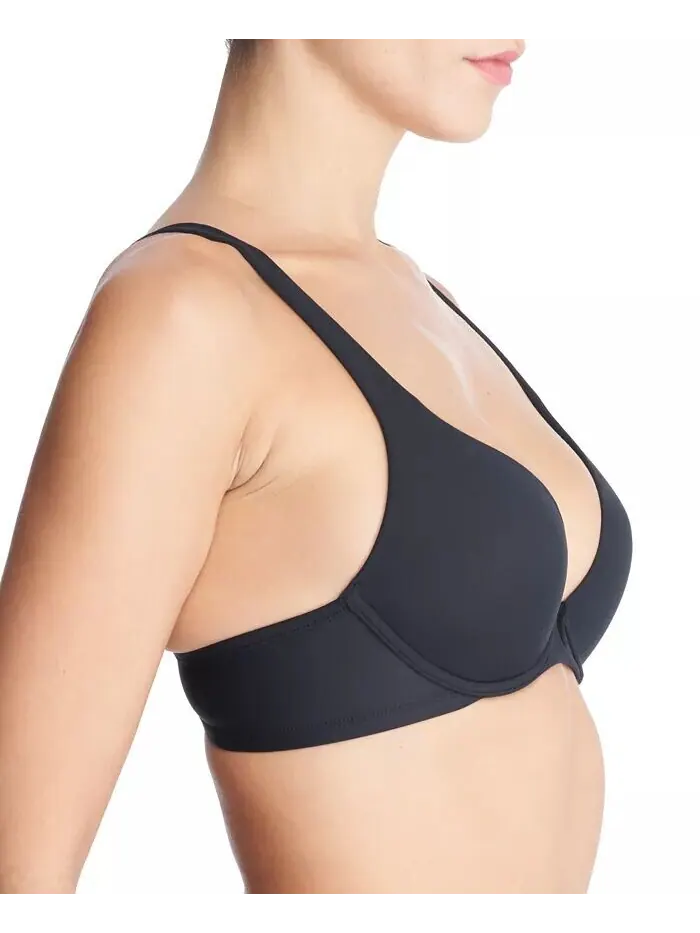 Женский бюстгальтер Verge Convertible Plunge Contour на косточках 722326 Natori — изображение 3 из 4, черный