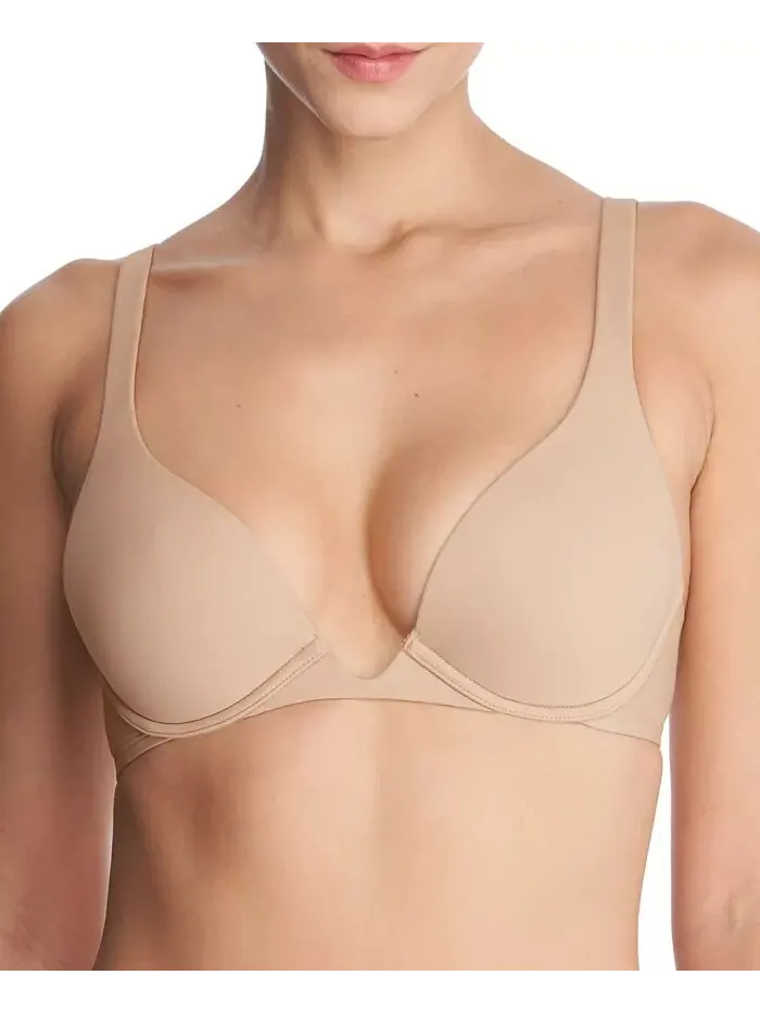 Женский бюстгальтер Verge Convertible Plunge Contour на косточках 722326 Natori — изображение 1 из 5, кофе