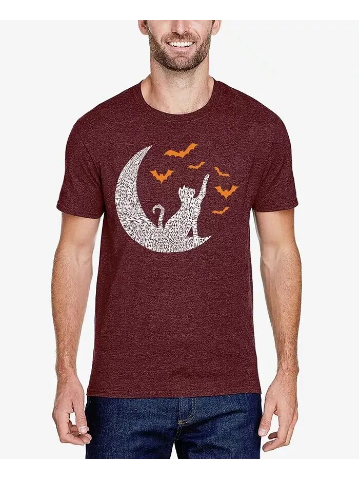 Футболка мужская Lunar Bats Premium Blend Word Art LA Pop Art — изображение 1 из 5, бордовый