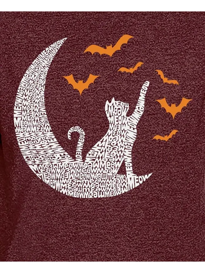 Футболка мужская Lunar Bats Premium Blend Word Art LA Pop Art — изображение 3 из 5, бордовый