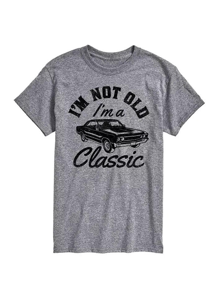 Мужская футболка с коротким рукавом "I'm Not Old I'm A Classic" AIRWAVES — изображение 1 из 3, серый