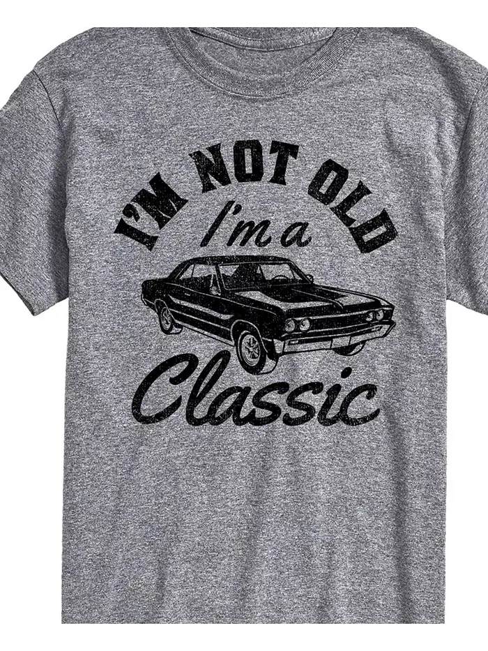 Мужская футболка с коротким рукавом "I'm Not Old I'm A Classic" AIRWAVES — изображение 2 из 3, серый