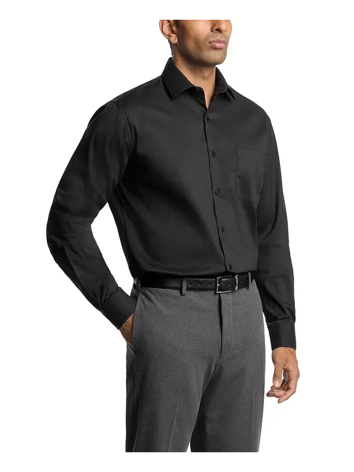 Мужская рубашка Regular Fit Everyday Defense Van Heusen — изображение 1 из 6, черный