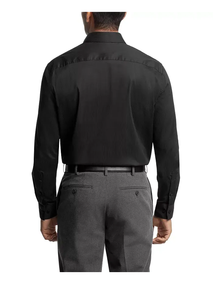 Мужская рубашка Regular Fit Everyday Defense Van Heusen — изображение 2 из 6, черный