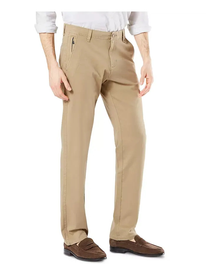 Мужские классические брюки Ultimate 360 Slim Fit Dockers — изображение 3 из 5, хаки