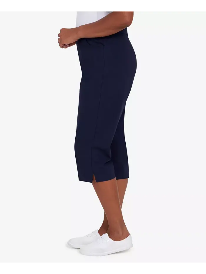 Укороченные классические брюки-кюлоты Petite Classic Allure Super Stretch Pull-On Clam Digger — изображение 3 из 5