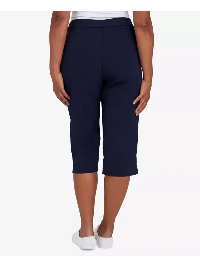 Укороченные классические брюки-кюлоты Petite Classic Allure Super Stretch Pull-On Clam Digger — изображение 5 из 5