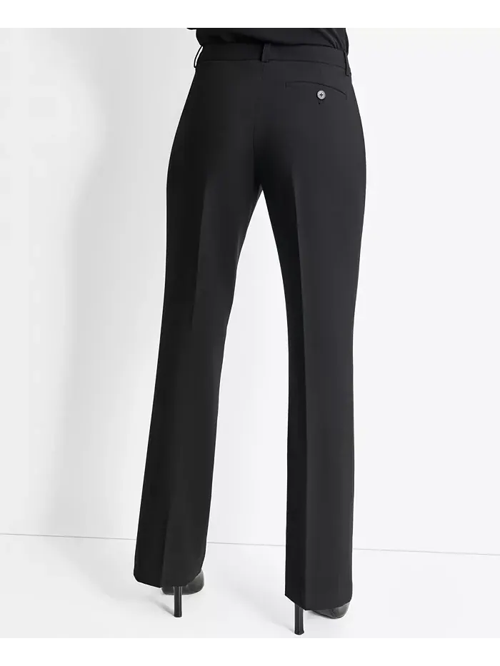 Женские брюки Modern Fit с плоской передней частью DKNY — изображение 2 из 6, черный