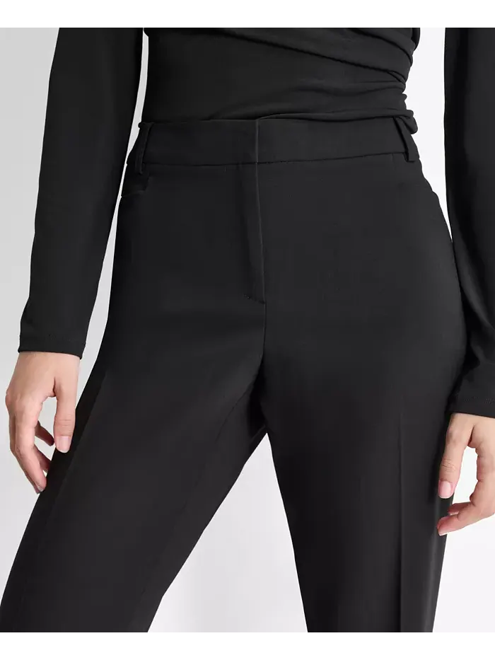 Женские брюки Modern Fit с плоской передней частью DKNY — изображение 4 из 6, черный