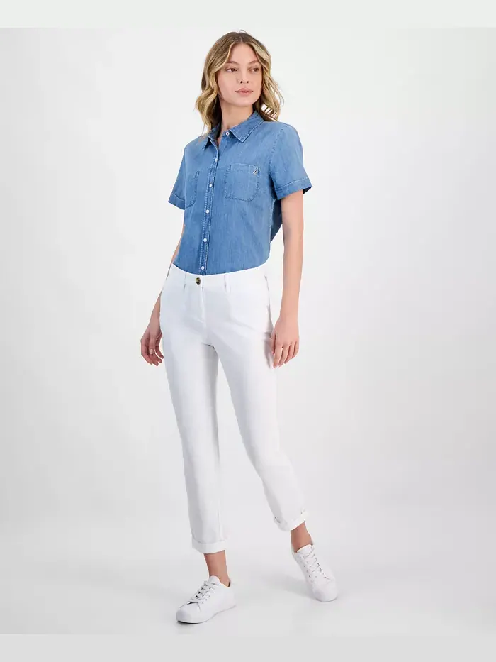 Женские брюки Montauk Solid с манжетами Nautica Jeans