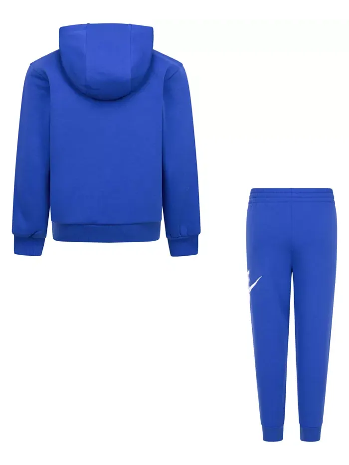 Детский комплект из толстовки с капюшоном и брюк Little Boys Club Fleece 2-Pc. Logo Nike — изображение 2 из 7, гейм роял