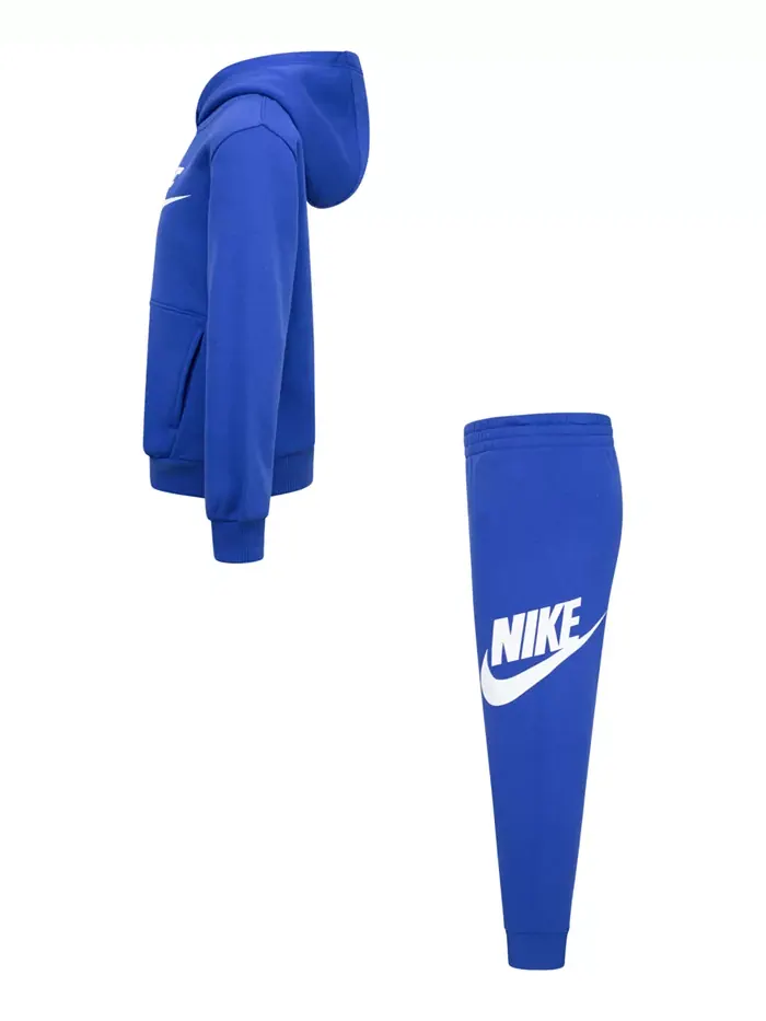 Детский комплект из толстовки с капюшоном и брюк Little Boys Club Fleece 2-Pc. Logo Nike — изображение 3 из 7, гейм роял